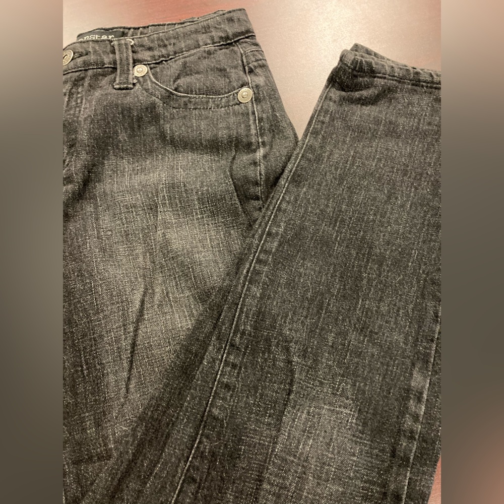 💛TODAY**$13**Jeanstar charcoal denim Egyptian pre-washed stretch cotton
